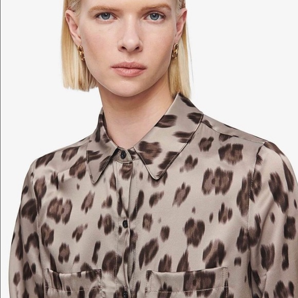 Anine Bing Silk Cheetah set - Picture 5 of 8